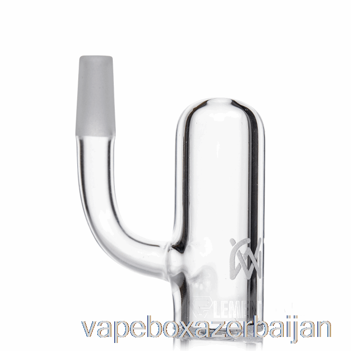 Vape Smoke MJ Arsenal 10mm PREMIUM QUARTZ COLD STARTER DRIP Bucket Banger Silver - HALF WELD